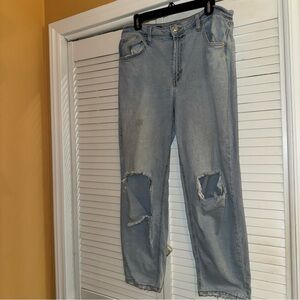 Wild Fable Light Blue Distressed Boyfriend Jeans